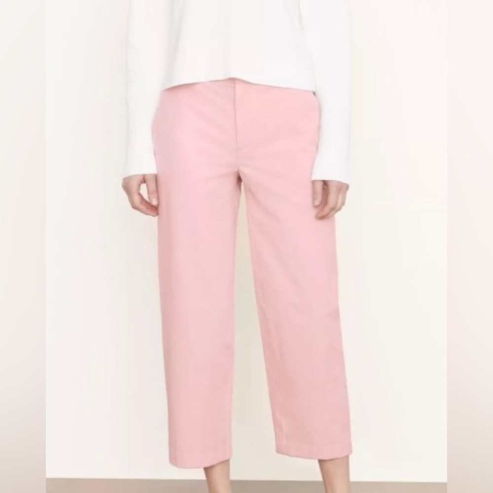 NWOT-VINCE. Washed Cotton Crop Pant-Sz 10